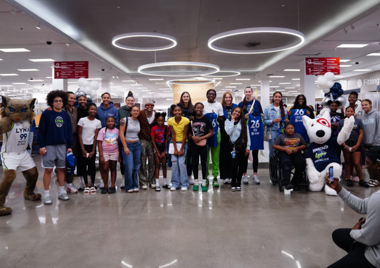 Minnesota LYNX and Target Team Up with Sabathani for Back-to-School Shopping Spree